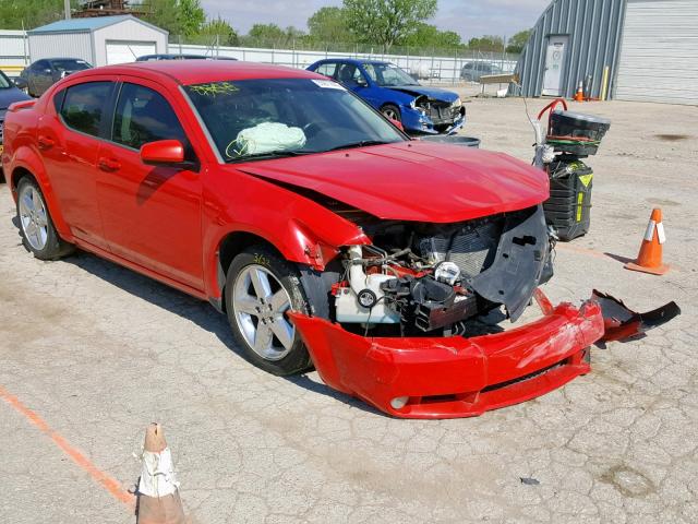 1B3LC76V59N506294 - 2009 DODGE AVENGER R/ RED photo 1