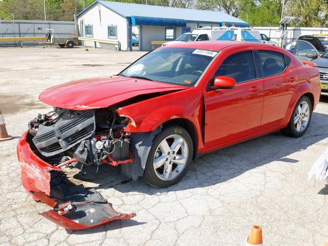 1B3LC76V59N506294 - 2009 DODGE AVENGER R/ RED photo 2