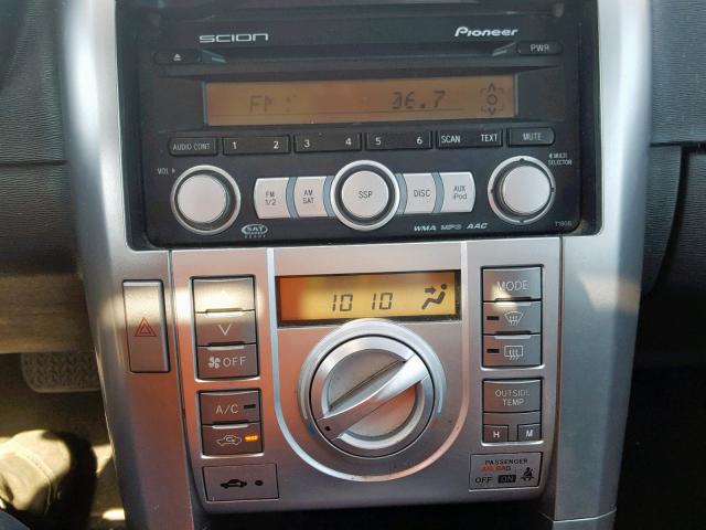 JTKDE3B73A0321488 - 2010 TOYOTA SCION TC ვერცხლისფერი ფოტო 9