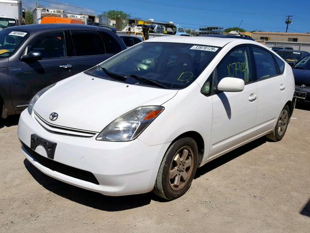 JTDKB20U053108609 - 2005 TOYOTA PRIUS WHITE photo 2