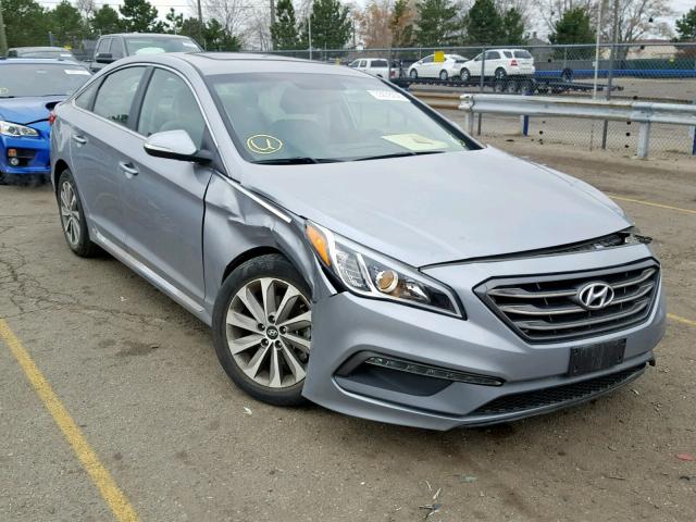 5NPE34AF6FH136247 - 2015 HYUNDAI SONATA SPO SILVER photo 1