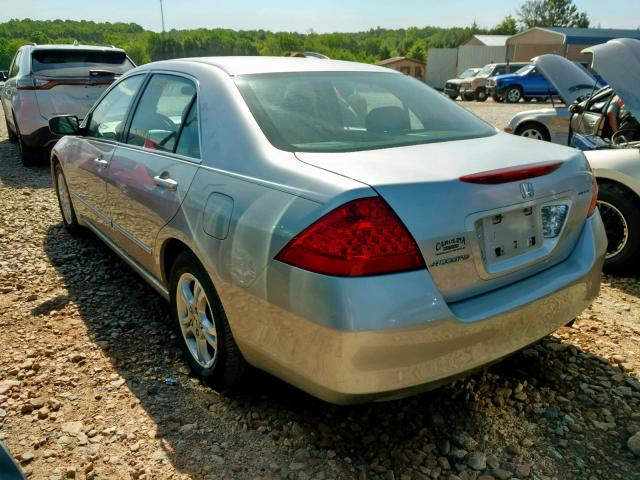 1HGCM56746A064226 - 2006 HONDA ACCORD EX SILVER photo 3