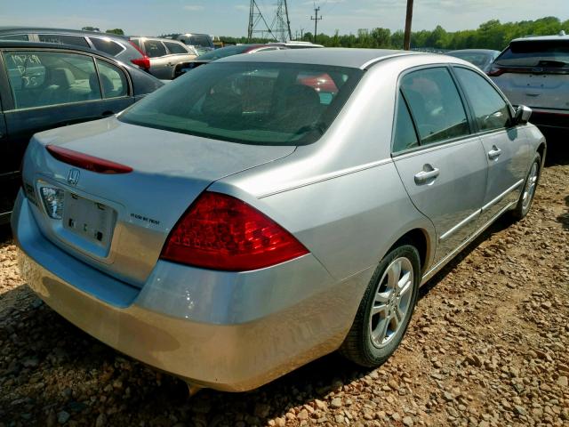 1HGCM56746A064226 - 2006 HONDA ACCORD EX SILVER photo 4