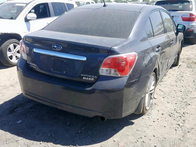 JF1GJAH6XDH011708 - 2013 SUBARU IMPREZA LI GRAY photo 4