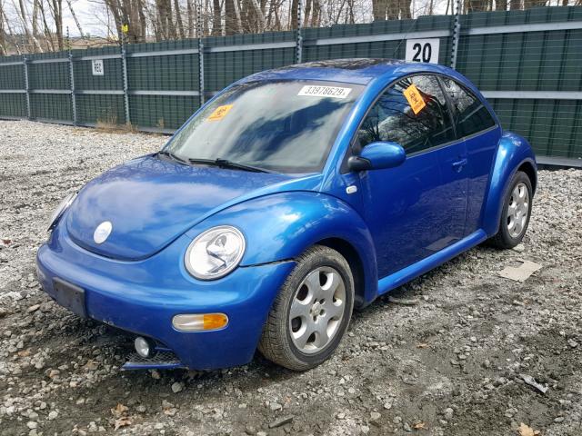 3VWCK21C53M413252 - 2003 VOLKSWAGEN NEW BEETLE ლურჯი ფოტო 2