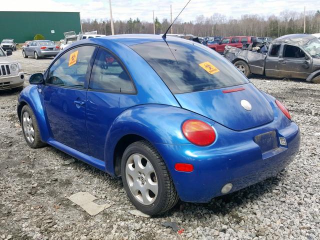 3VWCK21C53M413252 - 2003 VOLKSWAGEN NEW BEETLE ლურჯი ფოტო 3
