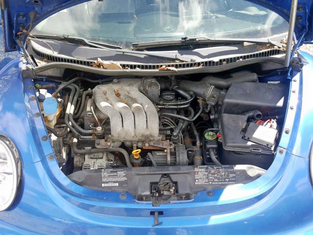 3VWCK21C53M413252 - 2003 VOLKSWAGEN NEW BEETLE ლურჯი ფოტო 7