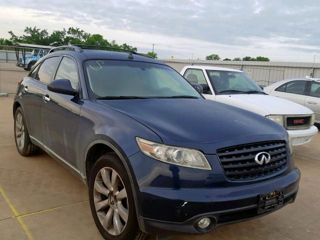 JNRAS08U85X100299 - 2005 INFINITI FX35 BLUE photo 1