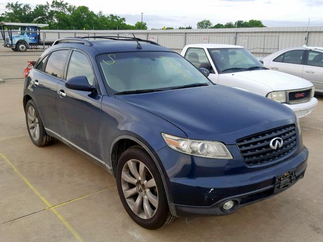 JNRAS08U85X100299 - 2005 INFINITI FX35 BLUE photo 9