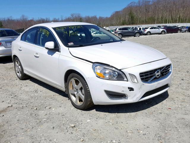 YV1622FS7C2142535 - 2012 VOLVO S60 T5 WHITE photo 1