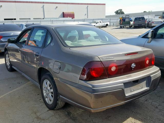 2G1WF52E539348118 - 2003 CHEVROLET IMPALA GOLD photo 3