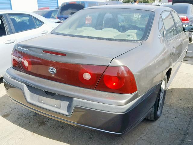 2G1WF52E539348118 - 2003 CHEVROLET IMPALA GOLD photo 4