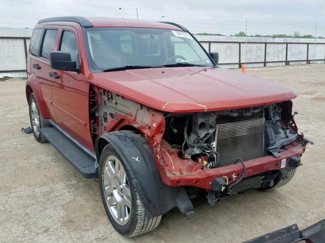 1D4PT4GK8AW161850 - 2010 DODGE NITRO HEAT RED photo 1