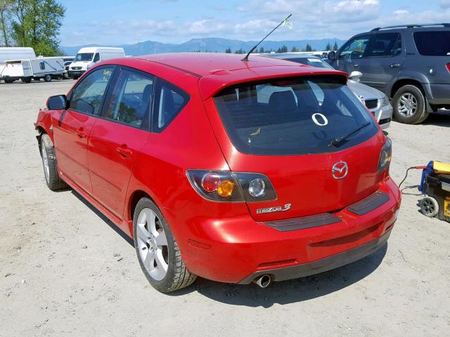 JM1BK343051331753 - 2005 MAZDA 3 HATCHBAC RED photo 3