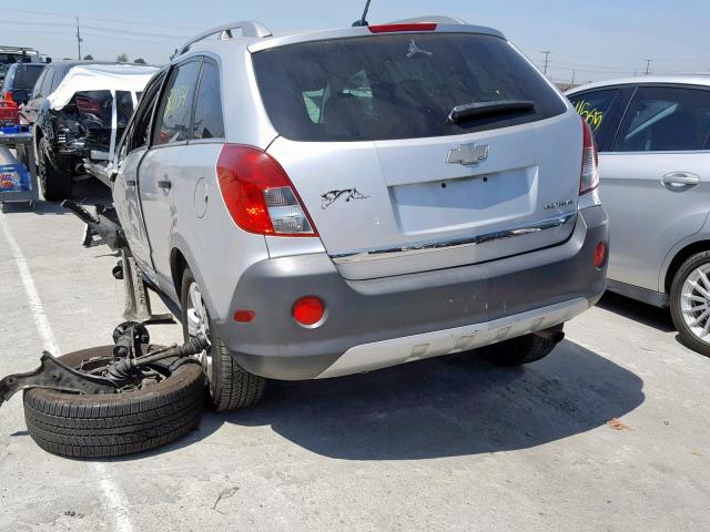 3GNAL2EK3DS583283 - 2013 CHEVROLET CAPTIVA LS 银色 照片 3