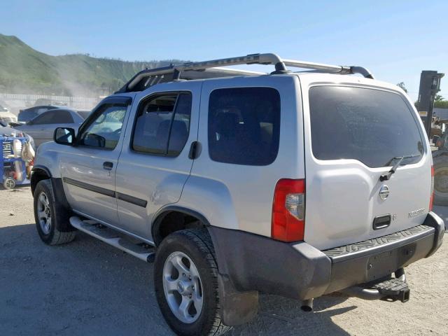 5N1ED28T94C608295 - 2004 NISSAN XTERRA XE SILVER photo 3