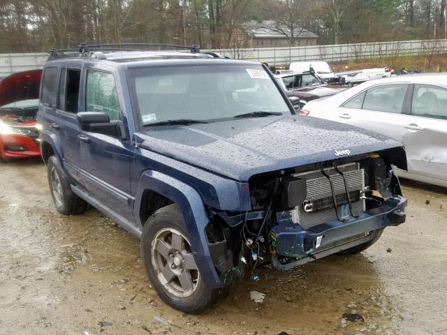 1J8HG48K76C139974 - 2006 JEEP COMMANDER BLUE photo 1