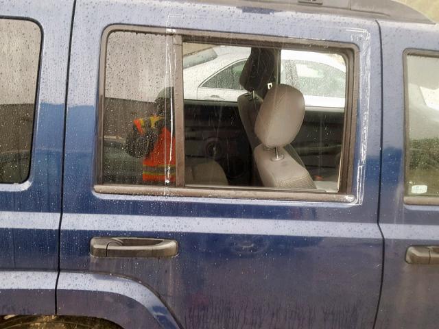 1J8HG48K76C139974 - 2006 JEEP COMMANDER BLUE photo 10