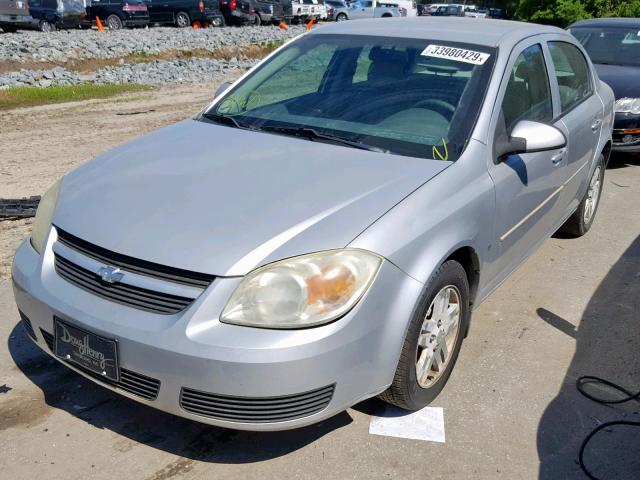 1G1AL55F967780790 - 2006 CHEVROLET COBALT LT SILVER photo 2