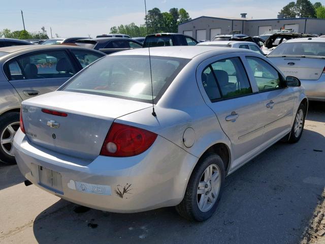 1G1AL55F967780790 - 2006 CHEVROLET COBALT LT SILVER photo 4