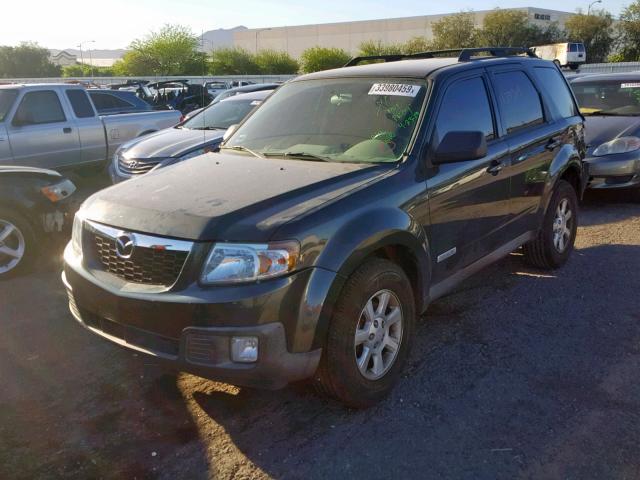 4F2CZ06158KM01658 - 2008 MAZDA TRIBUTE S GREEN photo 2