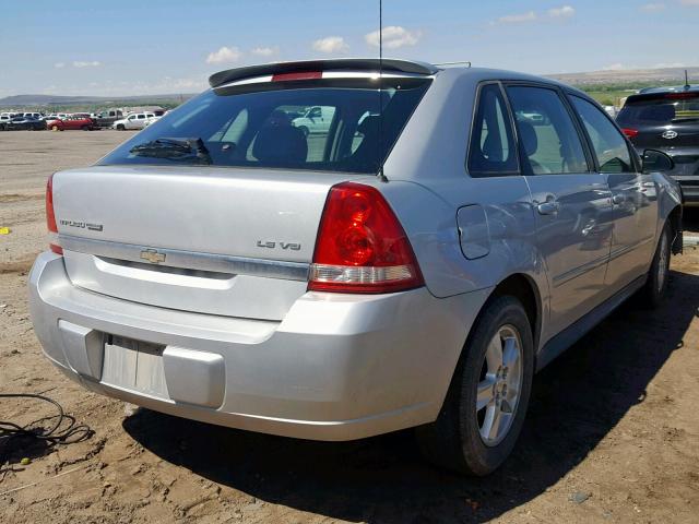 1G1ZT62805F305080 - 2005 CHEVROLET MALIBU MAX 银色 照片 4