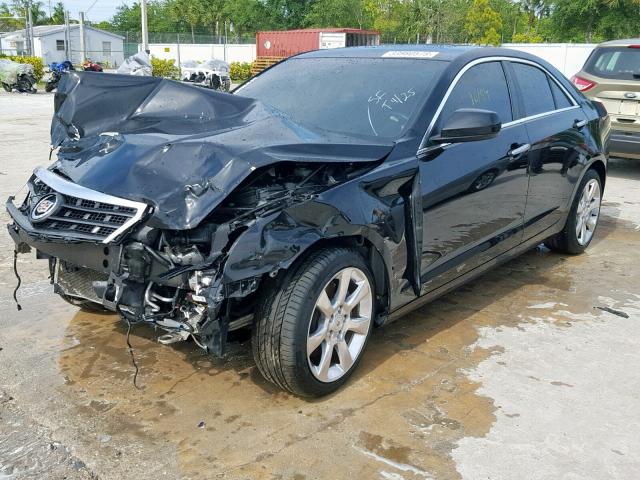 1G6AA5RX7D0124693 - 2013 CADILLAC ATS BLACK photo 2