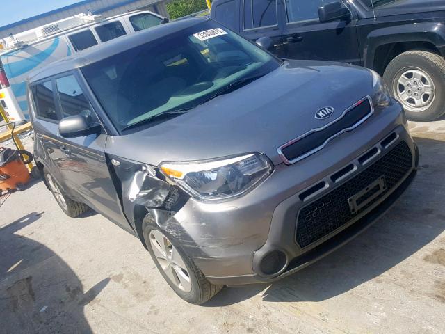 KNDJN2A22E7097086 - 2014 KIA SOUL SILVER photo 1