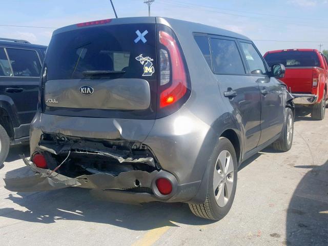 KNDJN2A22E7097086 - 2014 KIA SOUL SILVER photo 4