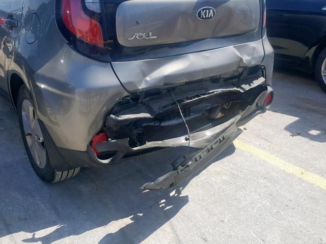 KNDJN2A22E7097086 - 2014 KIA SOUL SILVER photo 9