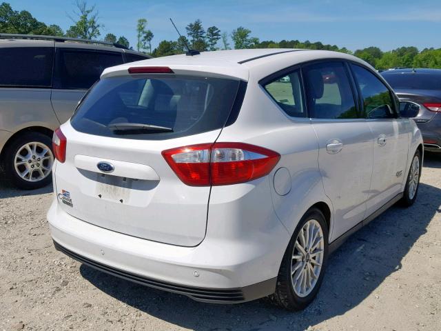 1FADP5CU0EL520199 - 2014 FORD C-MAX PREM WHITE photo 4