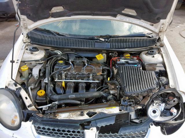 1B3ES26C33D196639 - 2003 DODGE NEON SE WHITE photo 7