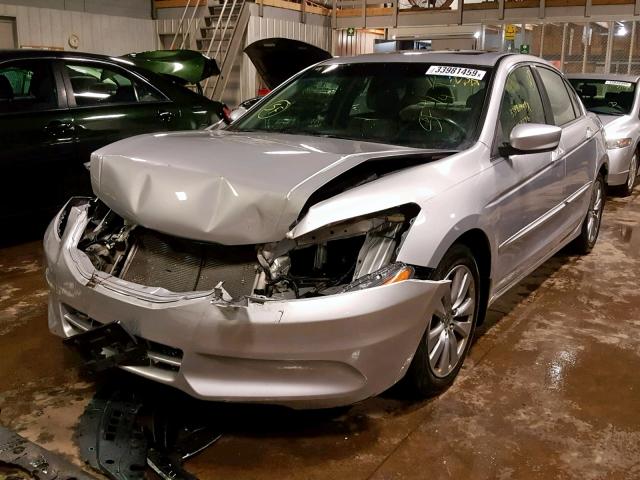 1HGCP2F83BA151916 - 2011 HONDA ACCORD EXL SILVER photo 2