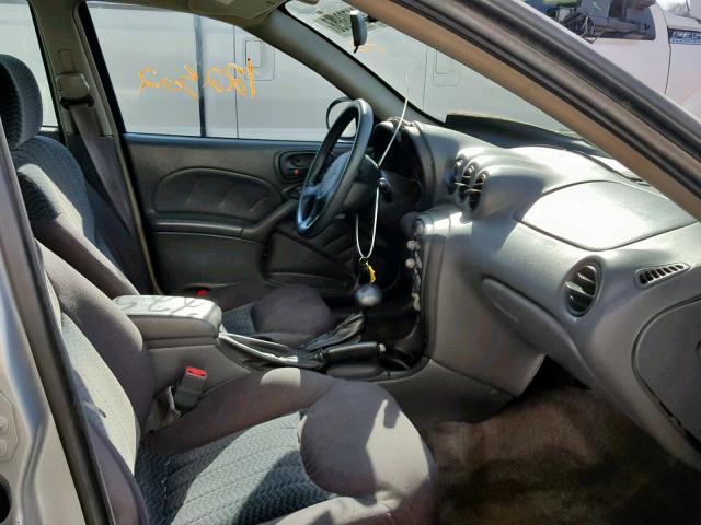1G2NF52E94M700578 - 2004 PONTIAC GRAND AM S SILVER photo 5