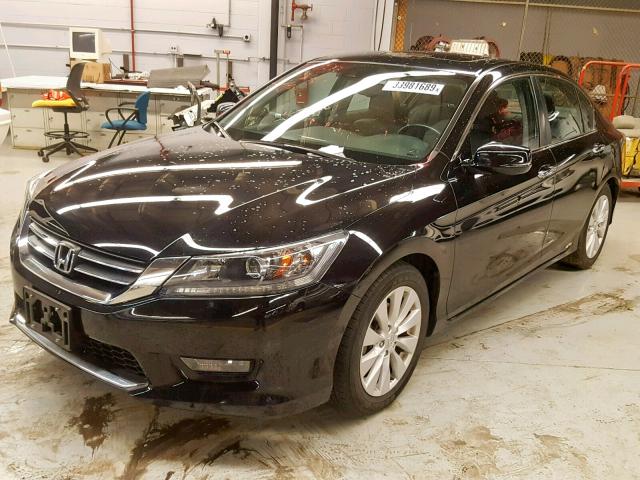 1HGCR2F84EA277202 - 2014 HONDA ACCORD EXL BLACK photo 2