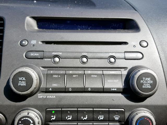 19XFA1F63AE038646 - 2010 HONDA CIVIC LX-S Boz foto 9