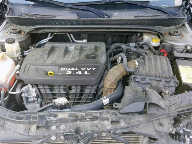 1C3CCBBB6DN692485 - 2013 CHRYSLER 200 TOURIN BLACK photo 7