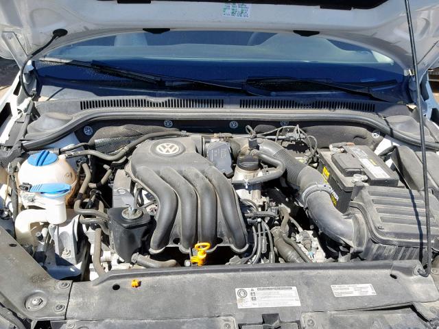 3VW2K7AJ5CM469439 - 2012 VOLKSWAGEN JETTA BASE WHITE photo 7
