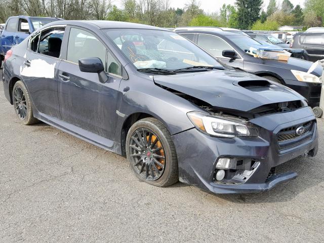 JF1VA1G6XF9826531 - 2015 SUBARU WRX LIMITE GRAY photo 1