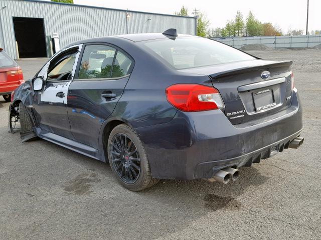 JF1VA1G6XF9826531 - 2015 SUBARU WRX LIMITE GRAY photo 3