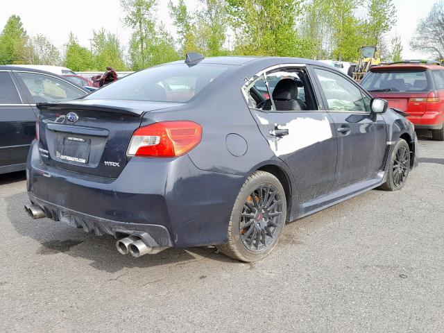 JF1VA1G6XF9826531 - 2015 SUBARU WRX LIMITE GRAY photo 4