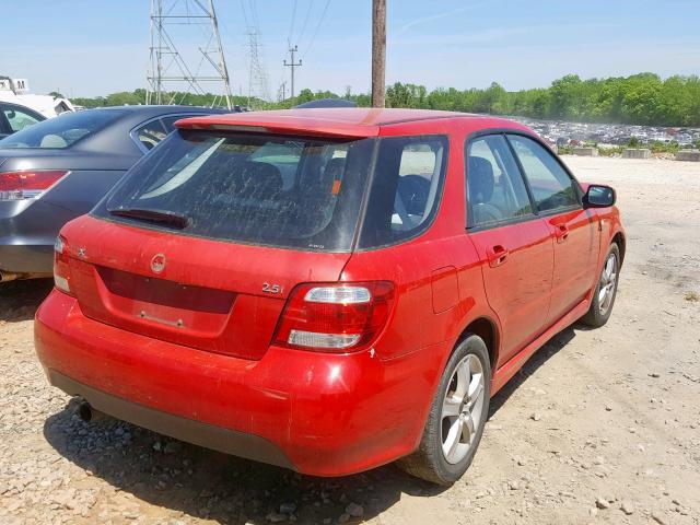 JF4GG61626G051105 - 2006 SAAB 9-2 2.5I RED photo 4