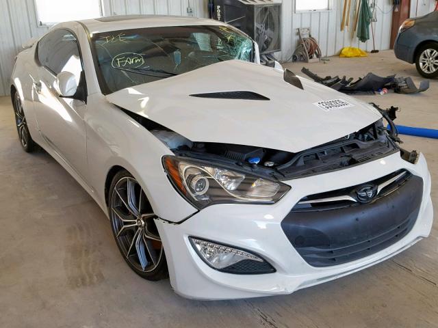 KMHHU6KJ6DU104082 - 2013 HYUNDAI GENESIS CO WHITE photo 1