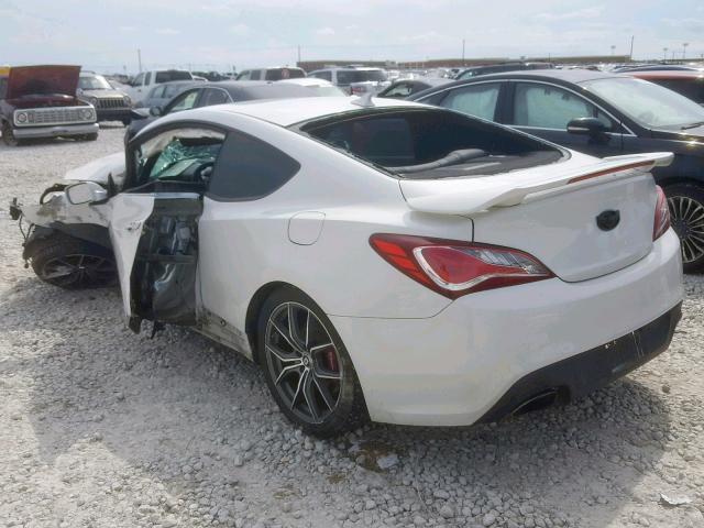 KMHHU6KJ6DU104082 - 2013 HYUNDAI GENESIS CO WHITE photo 3