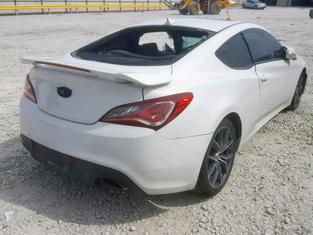 KMHHU6KJ6DU104082 - 2013 HYUNDAI GENESIS CO WHITE photo 4