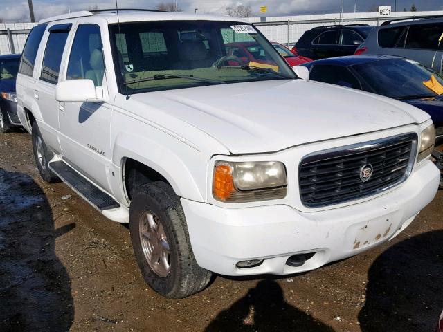 1GYEK13RXYR149985 - 2000 CADILLAC ESCALADE WHITE photo 1