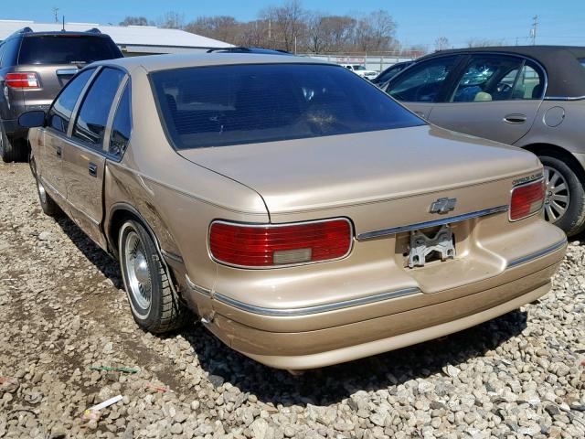 1G1BL52P2TR158422 - 1996 CHEVROLET CAPRICE CL GOLD photo 3