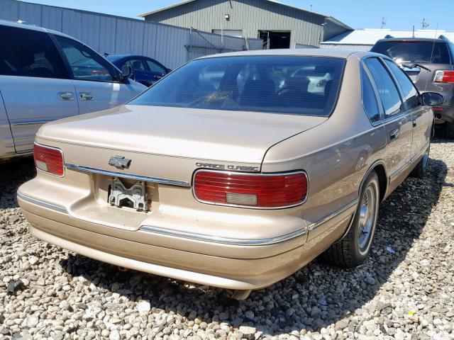 1G1BL52P2TR158422 - 1996 CHEVROLET CAPRICE CL GOLD photo 4