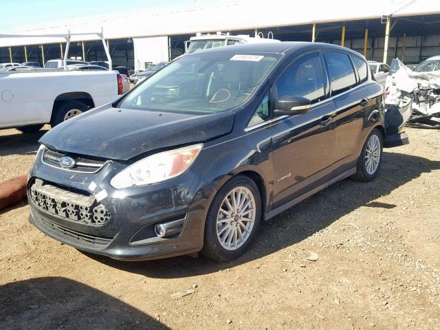 1FADP5BU8EL503331 - 2014 FORD C-MAX SEL BLACK photo 2