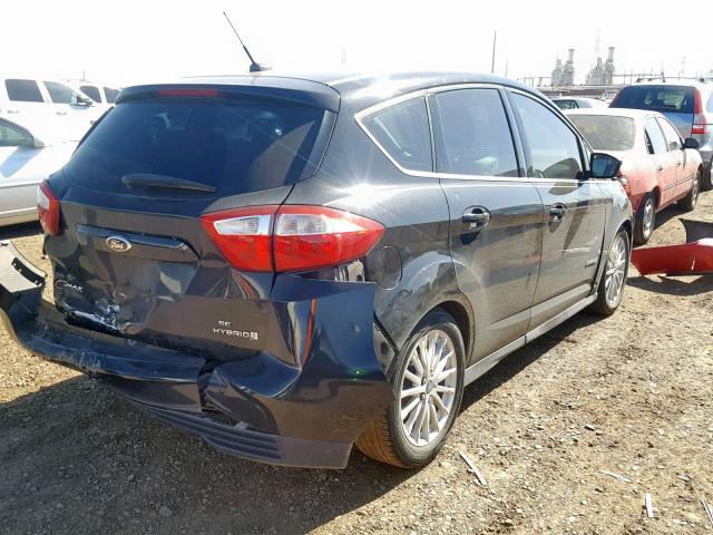 1FADP5BU8EL503331 - 2014 FORD C-MAX SEL BLACK photo 4